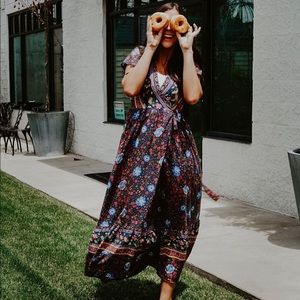 Boutique dress. Super pretty pattern